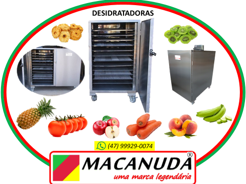 TOMATE SECO DESIDRATADORAS INDUSTRIAIS AÇO INOX MACANUDA